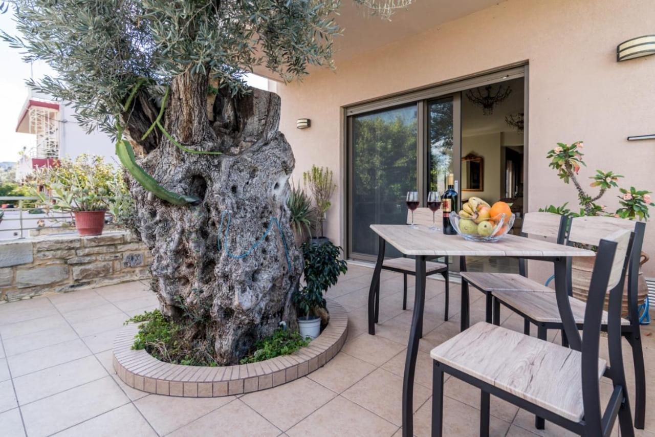 Villa Olive Tree Pitsidia Extérieur photo